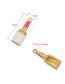 Fashion White Tube Copper Drip Lipstick Shaped Diy Accessories
