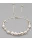 Fashion Qt-b210122a Rice Beads Alphabet Beaded Bracelet