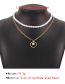 Fashion Gold Color Pearl Beaded Double Necklace