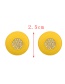 Fashion Red Alloy Diamond Round Stud Earrings