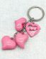 Fashion Pink Acrylic Picky Keychain