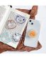 Fashion Brown Line Rabbit Head Acrylic Transparent Bear Cell Phone Airbag Holder