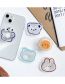 Fashion Smiling Bear Acrylic Transparent Bear Cell Phone Airbag Holder