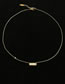 Fashion Gold Titanium Shell Long Necklace