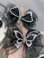 Fashion Bow Tie Alloy Diamond Mesh Bow Hair Clip