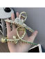 Fashion Pearl + Diamond And Alternating Antlers Gold Color Alloy Diamond And Pearl Antler Grab Clip