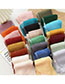 Fashion 11 Fold Solid Color Tender Powder Solid Color Pleated Long Silk Scarf