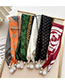 Fashion 9m Color Matching Horse Caramel Orange Magnetic Buckle Knot Free Printed Silk Scarf