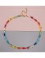 Fashion Color Colorful Rice Beads Eye Beaded Necklace