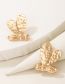 Fashion Gold Color Alloy Bee Stud Earrings