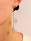 Fashion 21201 Combination Alloy Geometric Heart Earrings