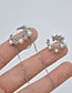 Fashion Silver Pearl Tassel Ear Cuff
