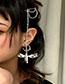 Fashion Silver Metal Tassel Chain Dragonfly One-piece Ear Clip
