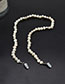 Fashion White Pearl Beaded Magnetic Love Necklace