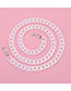 Fashion Pink Acrylic Colored Chain Glasses Chain