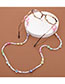 Fashion Colored White Hearts Acrylic Star Ceramic Glasses Chain