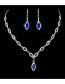 Fashion 652 Blue Bracelet Alloy Diamond Geometric Bracelet