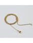 Fashion Gold 05×45+5 Titanium O-chain Necklace