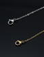 Fashion Gold 04×45cm Titanium O-chain Necklace