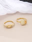 Fashion 2# Alloy Diamond Sun Ring