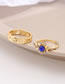 Fashion 1# Alloy Diamond Sun Ring