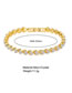 Fashion 9# Alloy Diamond Claw Chain Bracelet