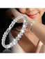 Fashion 7# Alloy Diamond Claw Chain Bracelet