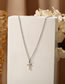 Fashion Silver Alloy Cross Necklace
