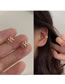 Fashion 3# Alloy Diamond Leaf Ear Clip