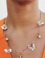 Fashion Necklace + Earrings Alloy Paint Flower Watering Can Necklace Earring Set