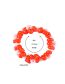 Fashion Orange Geometric Bead Flower Ring