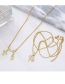 Fashion Boys And Girls Brass Diamond Heart Boy And Girl Necklace