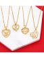 Fashion A Bronze Zirconium Love Mother's Day Necklace