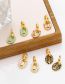 Fashion Color Brass Gold Plated Pig's Nose Earrings
