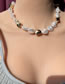 Fashion White Shaped Irregular Pearl Necklace