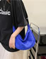 Fashion Blue Nylon Print Large Capacity Crossbody Bag