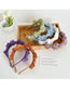 Fashion Purple Fabric Bright Silk Bow Headband