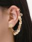 Fashion Gold Metal Sequined Tassel Earrings