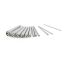 Fashion 1.6-11mm 12-piece Set Stainless Steel Puncture Groove Conical Expansion Stretch Nose Nail Set Of 12