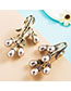 Fashion Pink Alloy Diamond And Pearl Brooch