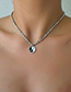 Fashion Silver Alloy Diamond Claw Chain Tai Chi Necklace