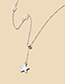 Fashion Silver Alloy Geometric Pentagram Necklace