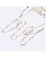 Fashion Gold Metal Star And Moon Chain Glasses Chain