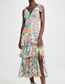 Fashion Printing Woven Print Layered Slip Dress