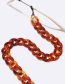 Fashion Amber Acrylic Thick Chain Glasses Chain