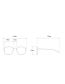 Fashion Gray Frame (coated) Pc Square Large Frame Flat Mirror