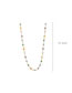 Fashion Color Colorful Crystal Beaded Necklace
