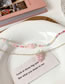 Fashion Pink Geometric Beaded Grape Double Necklace