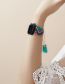 Fashion Green Rice Bead Woven Tassel Watch Strap
