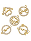 Fashion Vs521 Gold Color Copper Inlaid Zirconium Mamadiy Jewelry Accessories